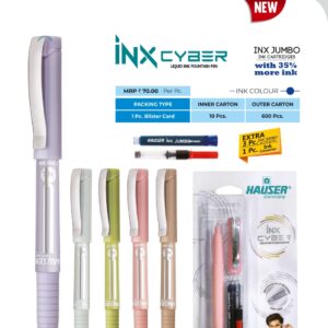 Hauser INX Cyber Liquid Ink Fountain Pens - 10
